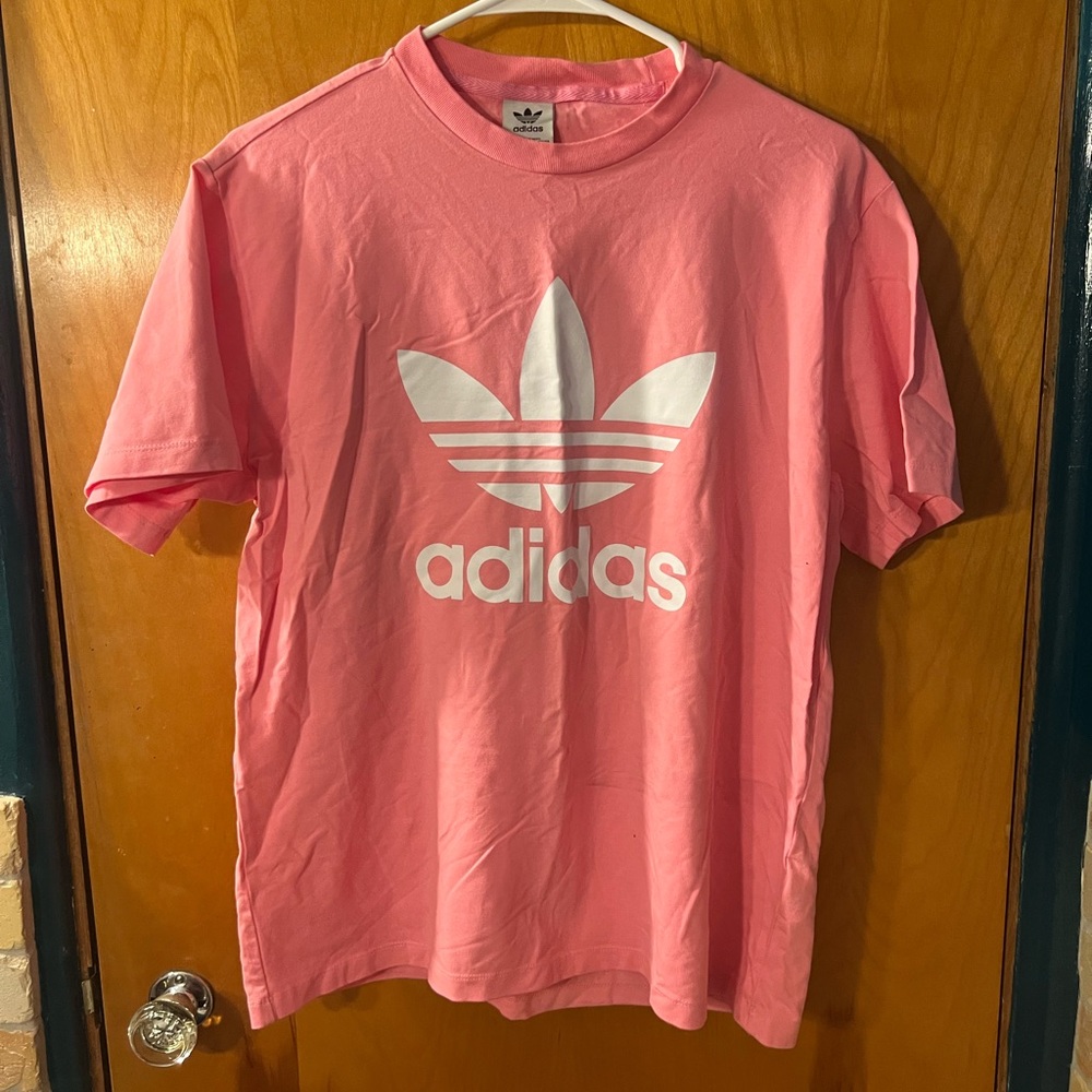 Adidas Pink Crew Neck Tee